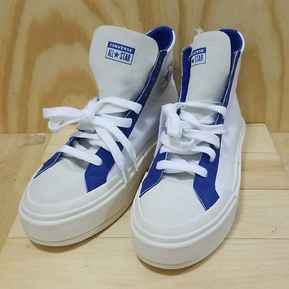 CHUCK TAYLOR ALL STAR CRUISE HIGH 'WHITE BLUE' Mens 11.5, Wmn's 13 - Picture 2 of 8